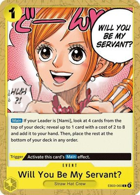 Will You Be My Servant?, Extra Booster: One Piece Heroines Edition