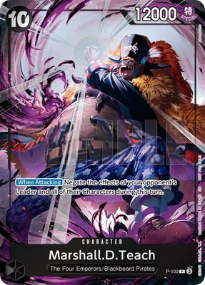 Marshall.D.Teach (Event Pack Vol. 8), One Piece Promotion Cards