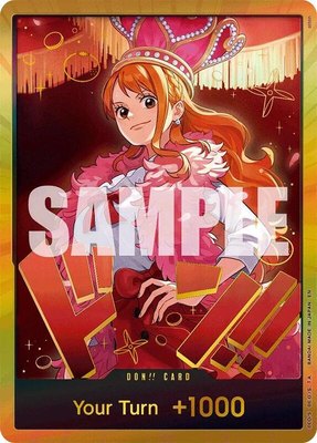 DON!! Card (Nami) (Gold), Extra Booster: One Piece Heroines Edition