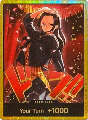 DON!! Card (Nico Robin) (Gold), Extra Booster: One Piece Heroines Edition