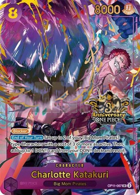 Charlotte Katakuri (Japanese Version 3rd Anniversary Set), One Piece Promotion Cards