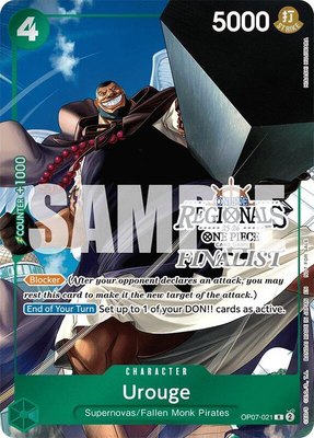 Urouge (Online Regional Finalist Card Set 2025 Vol.1), One Piece Promotion Cards