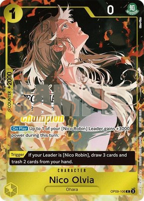 Nico Olvia (Offline Regional Champion Card Set 2025 Vol.1), One Piece Promotion Cards