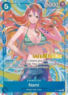Nami (Heroines Battle Winner Pack), One Piece Promotion Cards