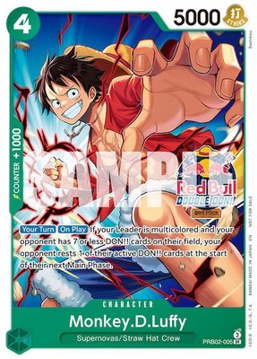 Monkey.D.Luffy (Red Bull Double Don!!), One Piece Promotion Cards