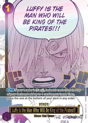 Luffy Is the Man Who Will Be King of the Pirates!!! (Japanese Version 3rd Anniversary Set), One Piece Promotion Cards