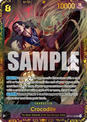 Crocodile (CS26-27 Regionals Season 1), One Piece Promotion Cards