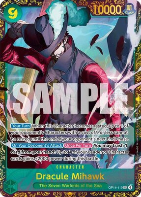 Dracule Mihawk - (CS 26-27 Regionals Season 1), One Piece Promotion Cards