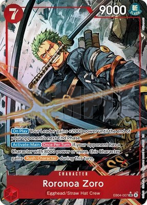 Roronoa Zoro (EB04-007) (Alternate Art), Adventure on Kami's Island