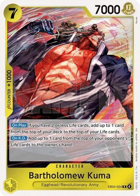 Bartholomew Kuma (EB04-054), Adventure on Kami's Island