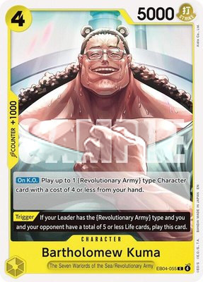 Bartholomew Kuma (EB04-055), Adventure on Kami's Island