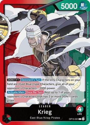 Krieg (OP15-001), Adventure on Kami's Island