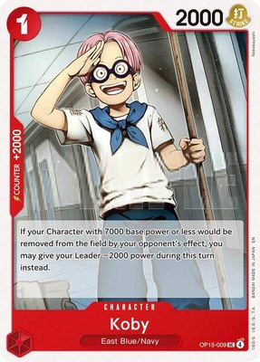 Koby (OP15-009), Adventure on Kami's Island