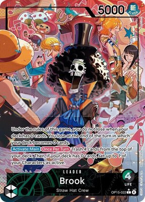 Brook (OP15-022) (Alternate Art), Adventure on Kami's Island