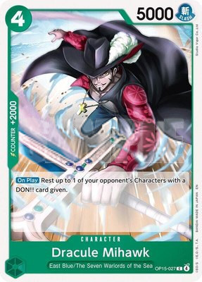 Dracule Mihawk, Adventure on Kami's Island