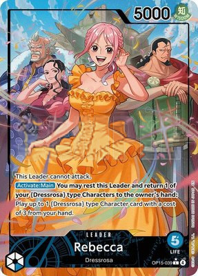 Rebecca (OP15-039) (Alternate Art), Adventure on Kami's Island