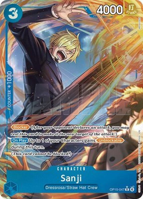 Sanji (OP15-047) (Alternate Art), Adventure on Kami's Island