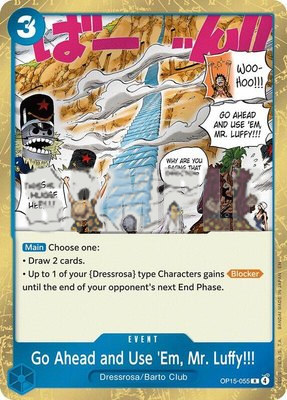 Go Ahead and Use 'Em, Mr. Luffy!!!, Adventure on Kami's Island