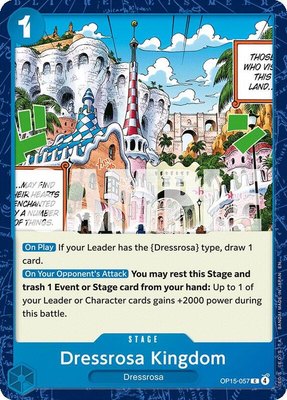 Dressrosa Kingdom, Adventure on Kami's Island