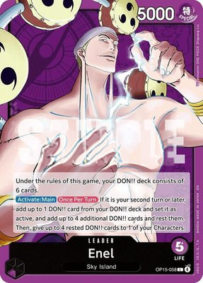 Enel (OP15-058), Adventure on Kami's Island