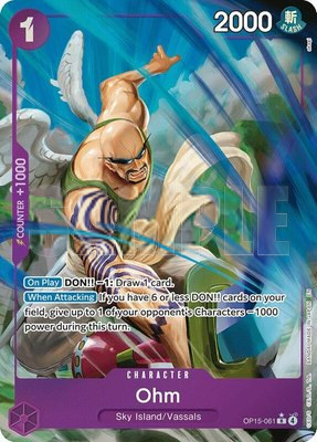 Ohm (Alternate Art), Adventure on Kami's Island