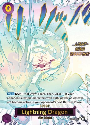 Lightning Dragon (Alternate Art), Adventure on Kami's Island