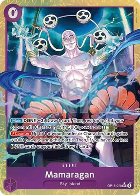 Mamaragan (Alternate Art), Adventure on Kami's Island