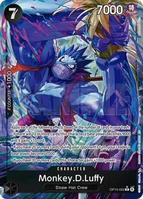 Monkey.D.Luffy (OP15-092) (Alternate Art), Adventure on Kami's Island