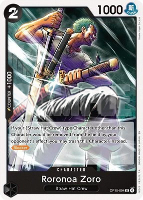 Roronoa Zoro (OP15-094), Adventure on Kami's Island