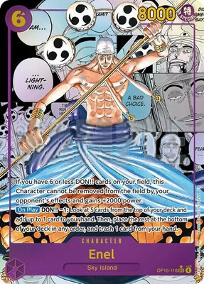 Enel (OP15-118) (Manga), Adventure on Kami's Island