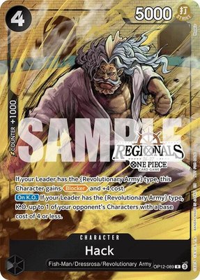 Hack (Regional Participation Pack 2026 Vol.1), One Piece Promotion Cards