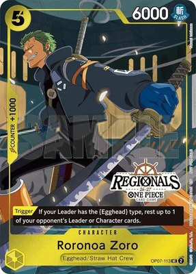 Roronoa Zoro (113) (Regional Participation Pack 2026 Vol.1), One Piece Promotion Cards