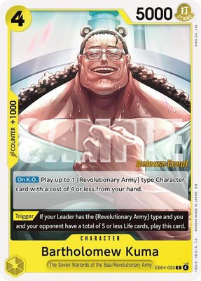 Bartholomew Kuma (EB04-055), Adventure on Kami's Island Release Event Cards