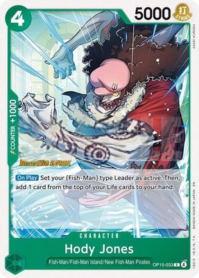 Hody Jones, Adventure on Kami's Island Release Event Cards