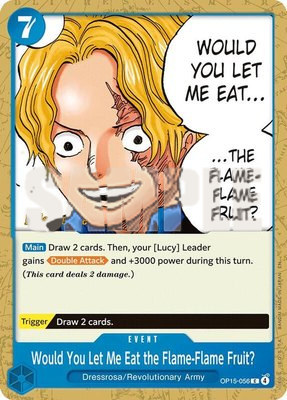 Would You Let Me Eat the Flame-Flame Fruit?, Adventure on Kami's Island Release Event Cards