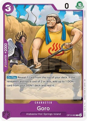Goro, Adventure on Kami's Island Release Event Cards