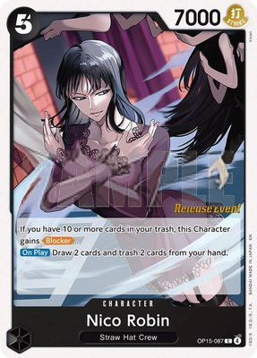 Nico Robin (OP15-087), Adventure on Kami's Island Release Event Cards