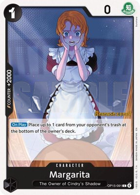 Margarita, Adventure on Kami's Island Release Event Cards