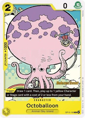 Octoballoon, Adventure on Kami's Island Release Event Cards