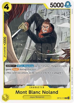 Mont Blanc Noland, Adventure on Kami's Island Release Event Cards
