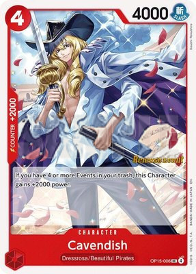 Cavendish, Adventure on Kami's Island Release Event Cards