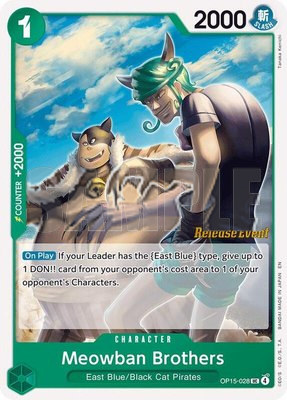 Meowban Brothers, Adventure on Kami's Island Release Event Cards