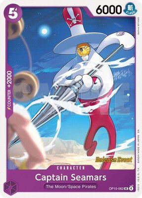 Captain Seamars, Adventure on Kami's Island Release Event Cards