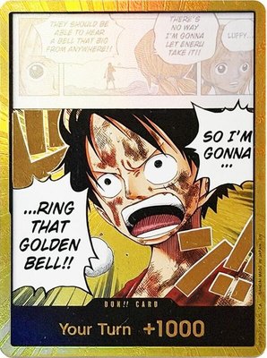 DON!! Card (Luffy) (Gold), Adventure on Kami's Island