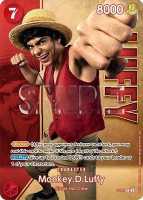 Monkey.D.Luffy (Premium Card Collection -Live Action Edition Vol.2 Straw Hat Crew-), One Piece Promotion Cards