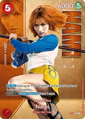 Nami (Premium Card Collection -Live Action Edition Vol.2 Straw Hat Crew-), One Piece Promotion Cards