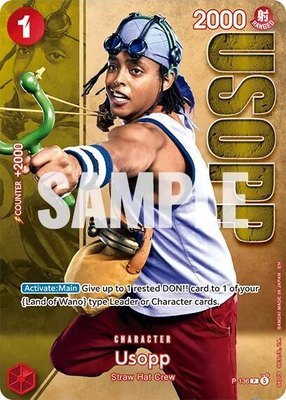 Usopp (Premium Card Collection -Live Action Edition Vol.2 Straw Hat Crew-), One Piece Promotion Cards