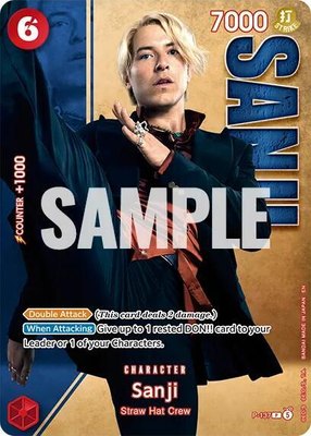 Sanji (Premium Card Collection -Live Action Edition Vol.2 Straw Hat Crew-), One Piece Promotion Cards