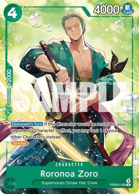 Roronoa Zoro (Welcome Pack 2026 Vol.1), One Piece Promotion Cards