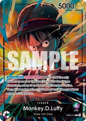 Monkey.D.Luffy (Official Playmat Limited Edition Vol.5), One Piece Promotion Cards